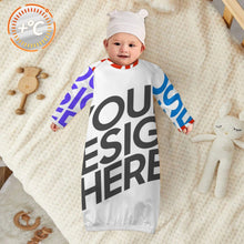 Lade das Bild in den Galerie-Viewer, Multi-Image-Design Hochwertiger Baby Schlafsack LM229 mit Fotos Muster Text Logo selbst gestalten und bedrucken
