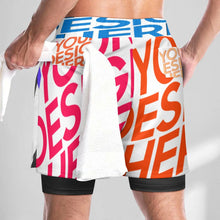 Lade das Bild in den Galerie-Viewer, 2024 New Multi-Image-Design Herren Bademode Badehose Sport Beachshorts Männer mit Fotos Muster Text Logo selbst gestalten und bedrucken
