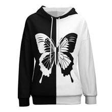 Lade das Bild in den Galerie-Viewer, Multi-Image-Druck Damen / Frauen Kapuzenpullover Hoodie Sweatshirt Langarm mit Kapuze NH mit Fotos Muster Text Logo selbst gestalten und bedrucken
