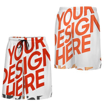 Lade das Bild in den Galerie-Viewer, Multi-Image-Design Herren/Männer Mesh-Basketballshorts LQK mit Foto Design Motiv Text selbst gestalten und bedrucken (Simple Design)
