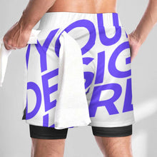 Lade das Bild in den Galerie-Viewer, 2024 New Einzelbild-Design Herren Bademode Badehose Sport Beachshorts Männer mit Fotos Muster Text Logo selbst gestalten und bedrucken
