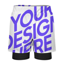 Lade das Bild in den Galerie-Viewer, 2024 New Einzelbild-Design Herren Bademode Badehose Sport Beachshorts Männer mit Fotos Muster Text Logo selbst gestalten und bedrucken
