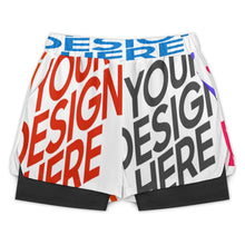 Lade das Bild in den Galerie-Viewer, 2024 New Multi-Image-Design Herren Bademode Badehose Sport Beachshorts Männer mit Fotos Muster Text Logo selbst gestalten und bedrucken
