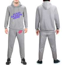 Lade das Bild in den Galerie-Viewer, 2-tgl. Set Herren Damen Unisex Jogging Sportanzug Sweatshirt Pullover Trainingsanzug Hoodie + Hose mit Foto selbst gestalten und bedrucken
