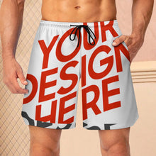 Lade das Bild in den Galerie-Viewer, Multi-Image-Design Herren/Männer Mesh-Basketballshorts LQK mit Foto Design Motiv Text selbst gestalten und bedrucken (Simple Design)
