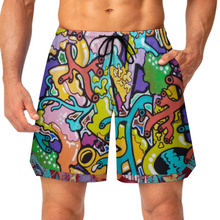 Lade das Bild in den Galerie-Viewer, Multi-Image-Design Herren/Männer Mesh-Basketballshorts LQK mit Foto Design Motiv Text selbst gestalten und bedrucken (Simple Design)
