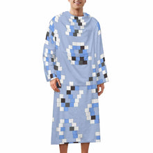 Lade das Bild in den Galerie-Viewer, Einzelbild-Design Unisex Langarm Plüschiger bequemer Wickelmantel Pyjama LYQ129 mit Fotos Muster Text Logo selbst gestalten und bedrucken
