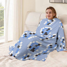 Lade das Bild in den Galerie-Viewer, Einzelbild-Design Unisex Langarm Plüschiger bequemer Wickelmantel Pyjama LYQ129 mit Fotos Muster Text Logo selbst gestalten und bedrucken
