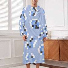 Lade das Bild in den Galerie-Viewer, Einzelbild-Design Unisex Langarm Plüschiger bequemer Wickelmantel Pyjama LYQ129 mit Fotos Muster Text Logo selbst gestalten und bedrucken
