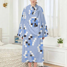 Lade das Bild in den Galerie-Viewer, Einzelbild-Design Unisex Langarm Plüschiger bequemer Wickelmantel Pyjama LYQ129 mit Fotos Muster Text Logo selbst gestalten und bedrucken
