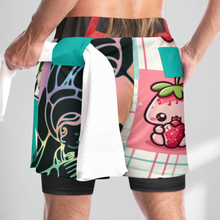 Lade das Bild in den Galerie-Viewer, Multi-Image-Design Herren Bademode Badehose Sport Beachshorts Männer mit Fotos Muster Text Logo selbst gestalten und bedrucken
