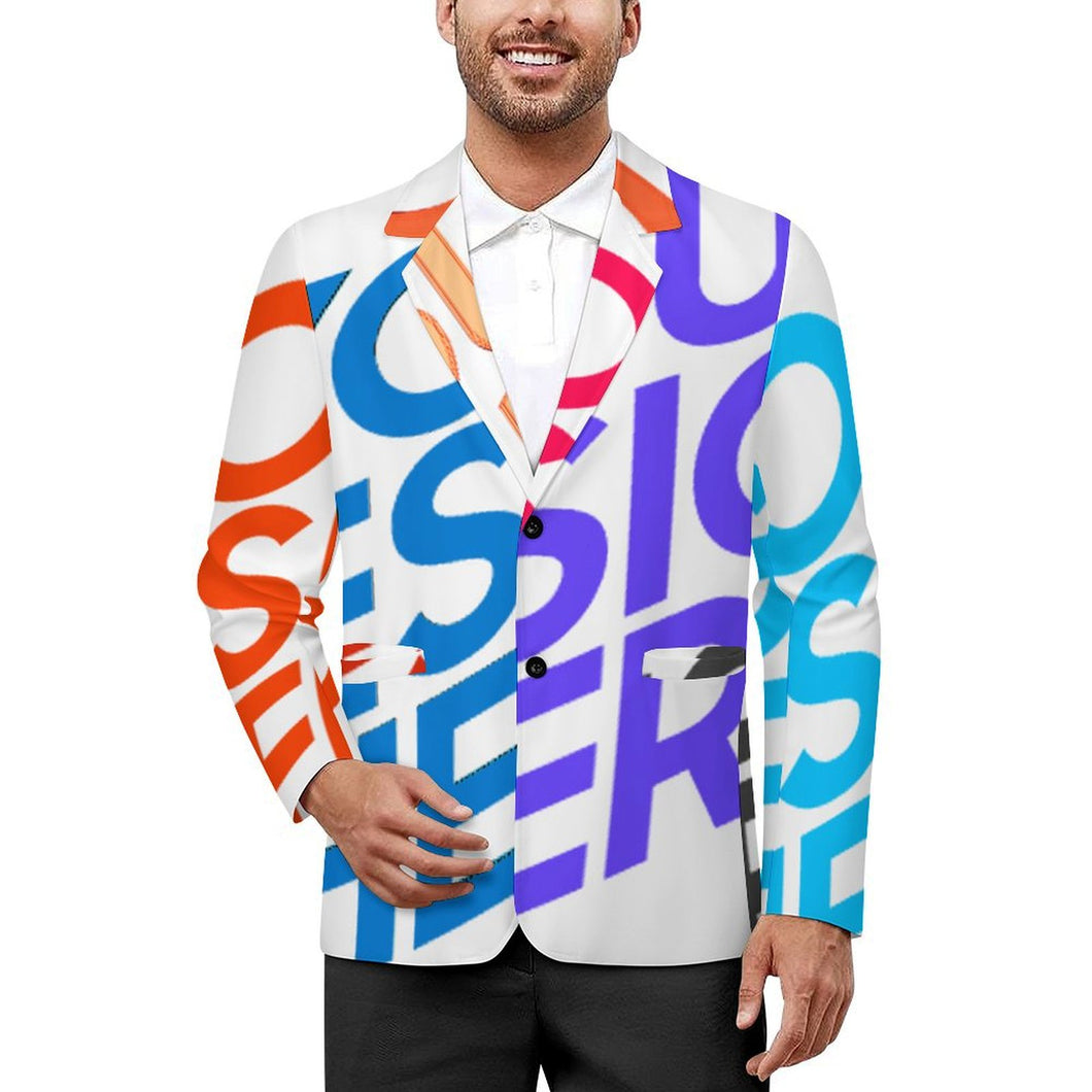 Multi-Image-Druck Herren / Männer Boutique Anzug mit 2 Knöpfen LTM100852 mit Foto Design Motiv Text selbst gestalten und bedrucken