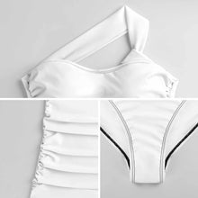 Lade das Bild in den Galerie-Viewer, 2024 NEW Sexy Multi-Image-Design Frauen Tankini Bauchkontrolle Badeanzug Set 2-teilig mit Foto Design Motiv Text selbst gestalten und bedrucken
