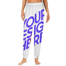 Lade das Bild in den Galerie-Viewer, Multi-Image-Design Damen / Frauen Schlafhose Pyjamahose EP in weicher Qualität mit Foto Design Motiv Text selbst gestalten und bedrucken
