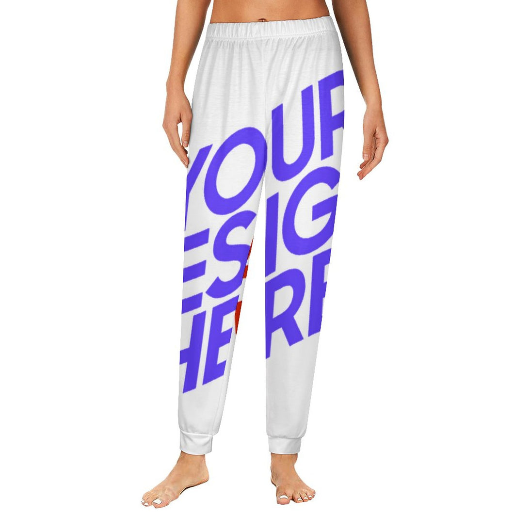 Multi-Image-Design Damen / Frauen Schlafhose Pyjamahose EP in weicher Qualität mit Foto Design Motiv Text selbst gestalten und bedrucken