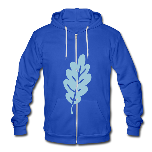 Hooded Jacket by Bella + Canvas Herren/Männer selbst gestalten und bedrucken - royal blue